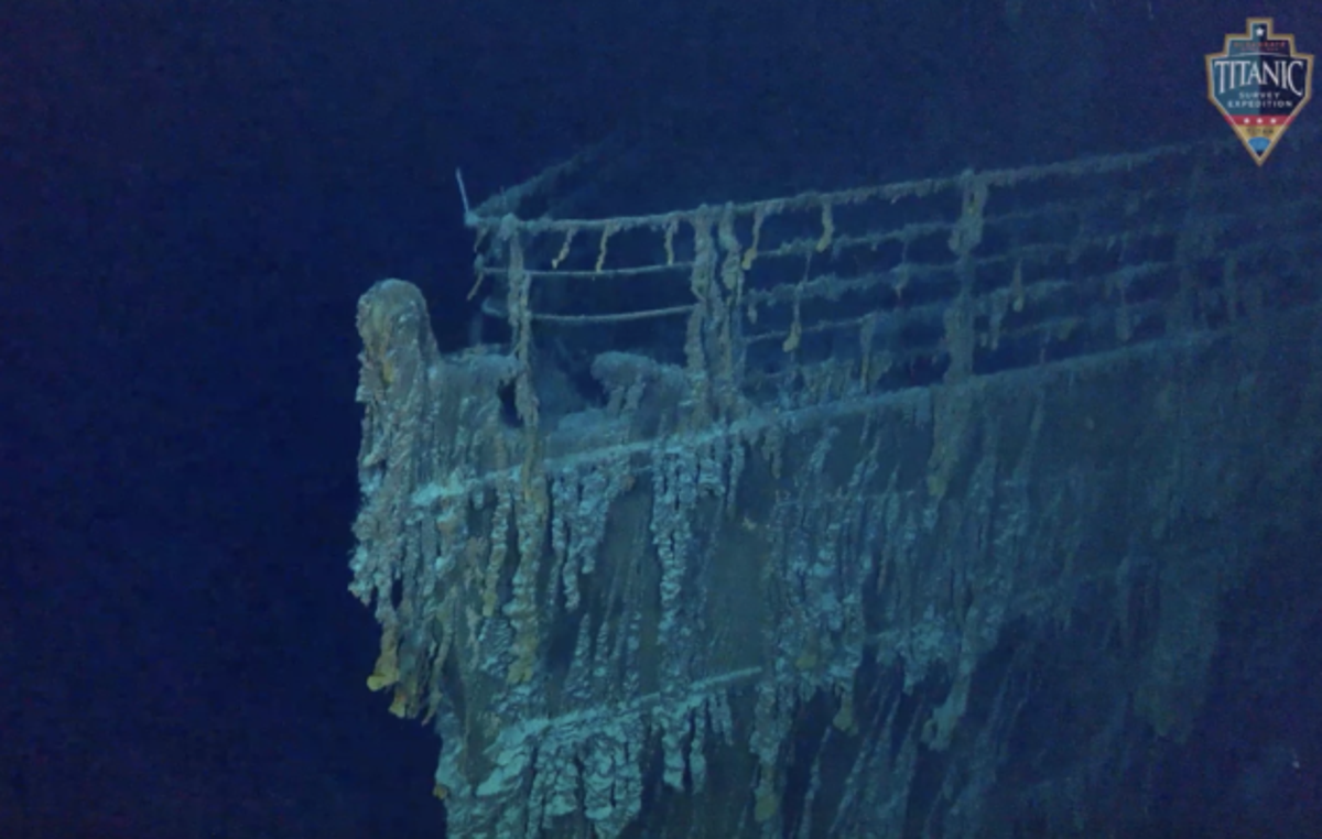 New deep-sea images show Titanic shipwreck deteriorating | The Independent